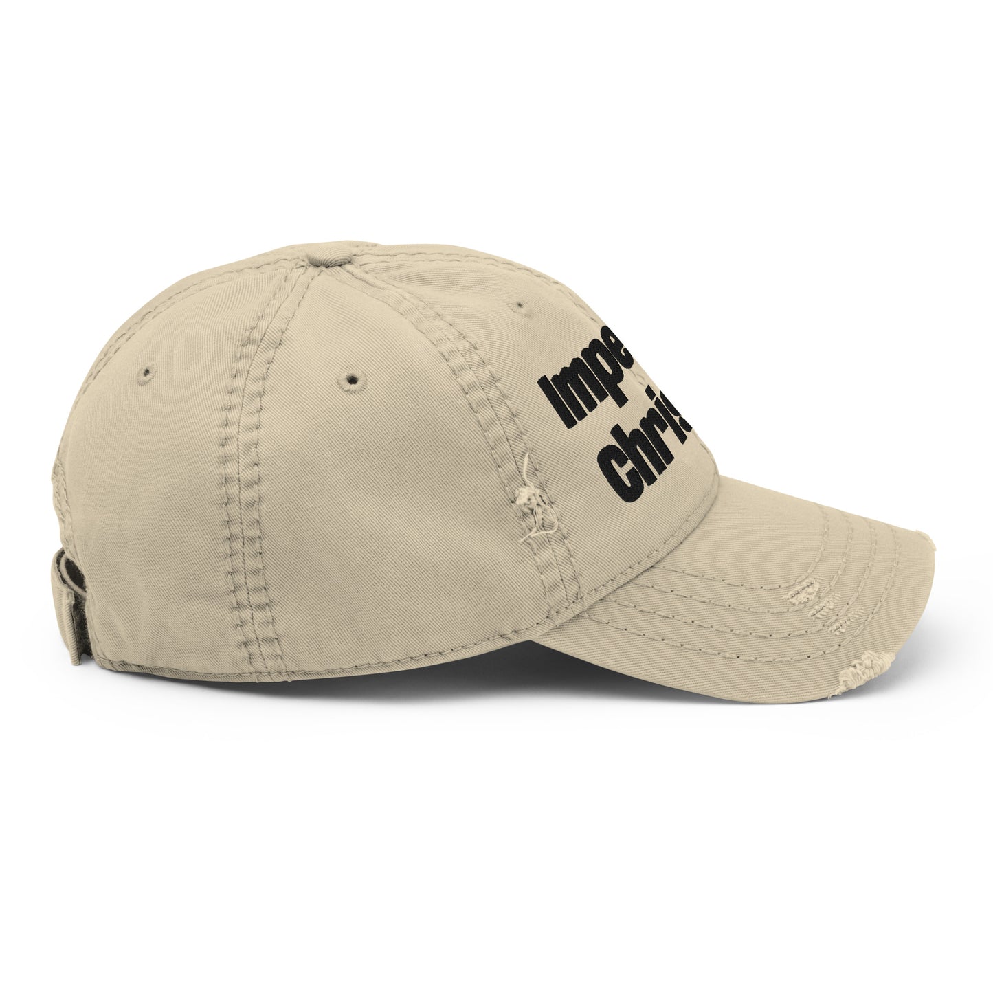 Distressed Dad Hat (Khaki)